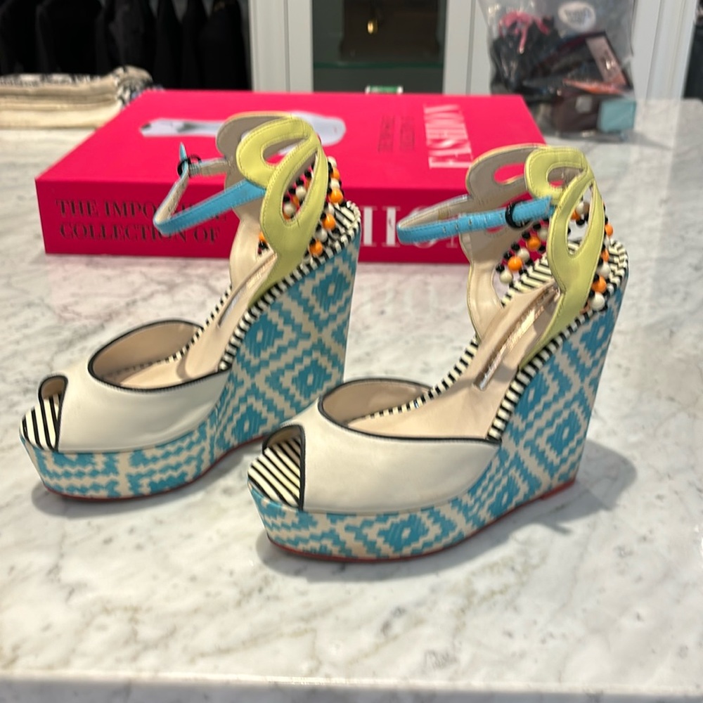 Sophia, Webster, whimsical wedges